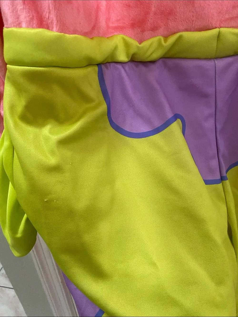 Patrick Star Jumpsuit Adult/Teen XL Costume Spirit Halloween SpongeBob